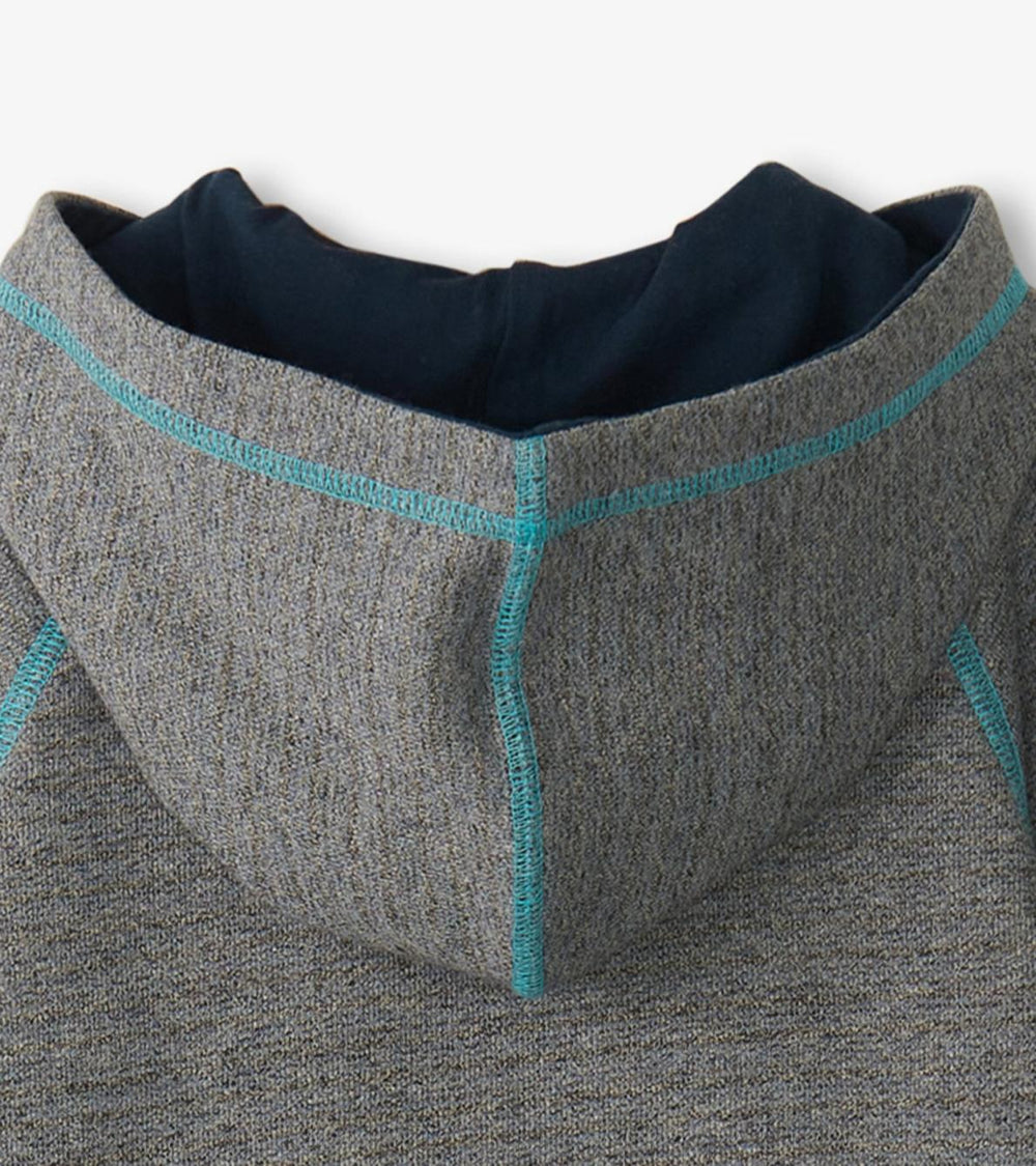 Hatley Tops | Boys Boys Blue Flame Zip-Up Hoodie