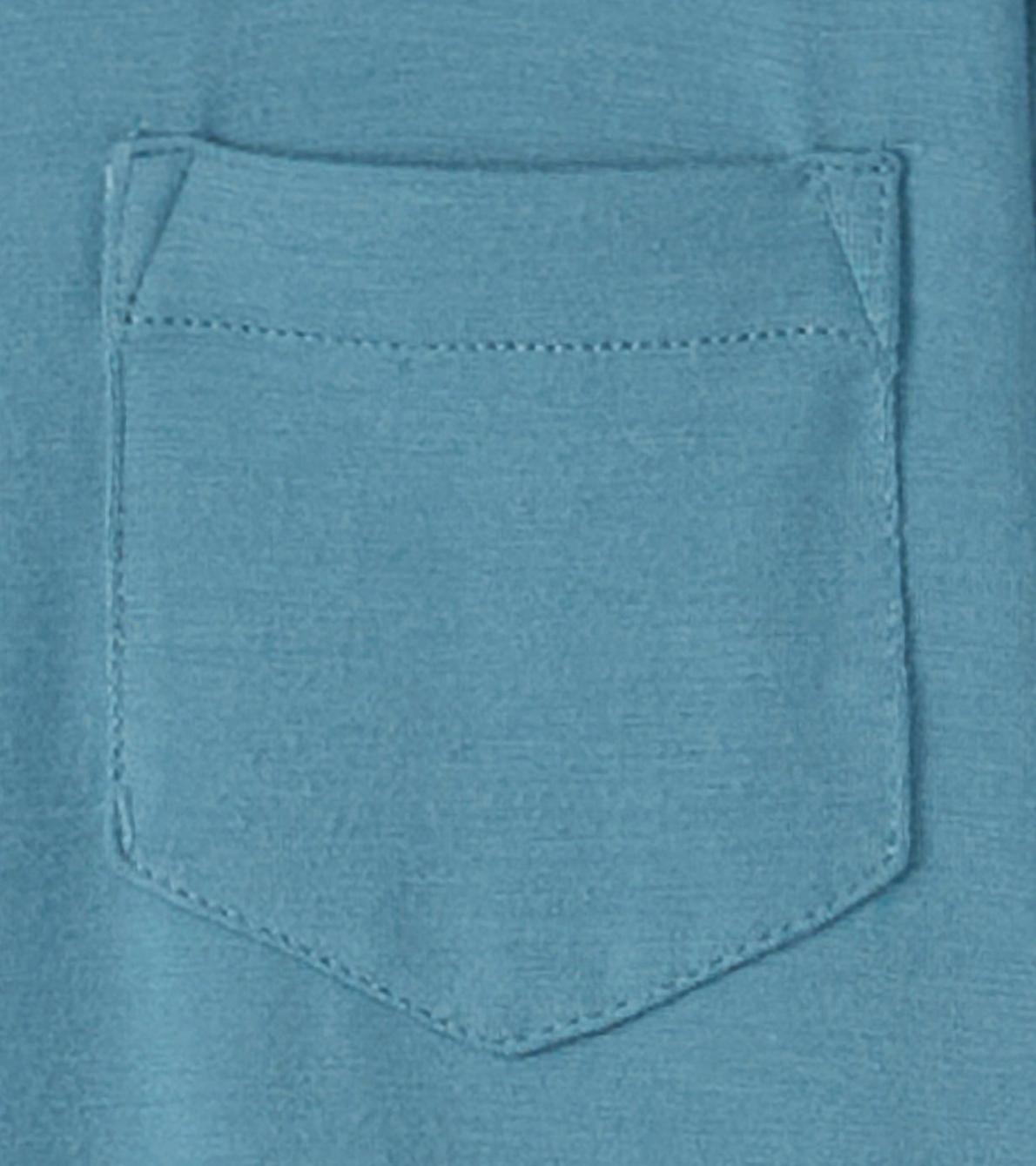 Hatley Tops | Boys Boys Bluestone Long Sleeve Bamboo T-Shirt