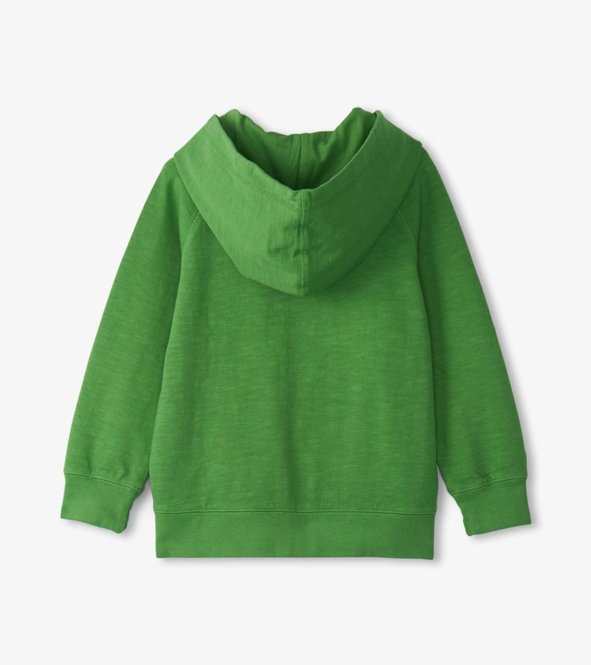 Hatley Tops | Boys Boys Camp Green Zip-Up Hoodie