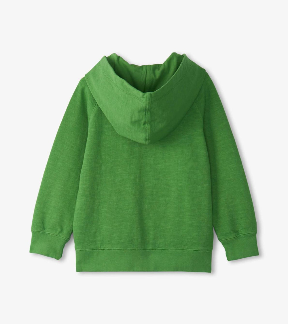 Hatley Tops | Boys Boys Camp Green Zip-Up Hoodie