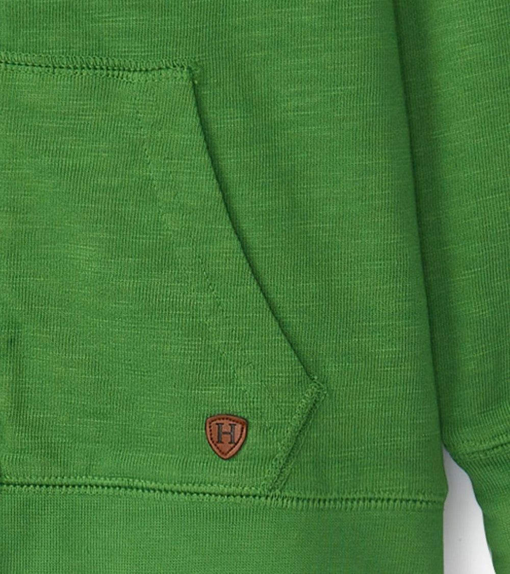 Hatley Tops | Boys Boys Camp Green Zip-Up Hoodie