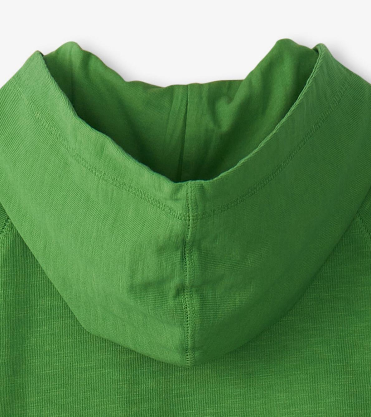 Hatley Tops | Boys Boys Camp Green Zip-Up Hoodie