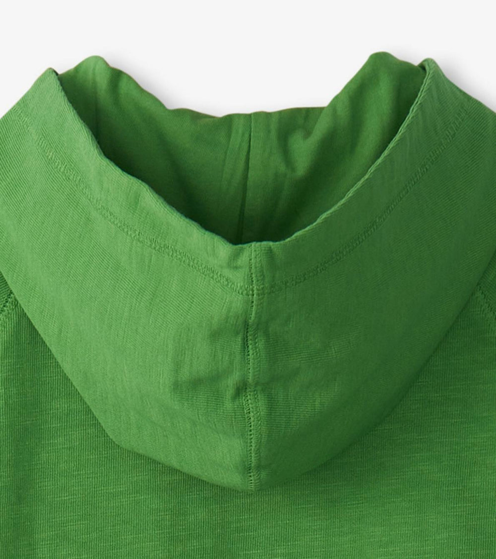 Hatley Tops | Boys Boys Camp Green Zip-Up Hoodie