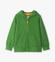 Hatley Tops | Boys Boys Camp Green Zip-Up Hoodie