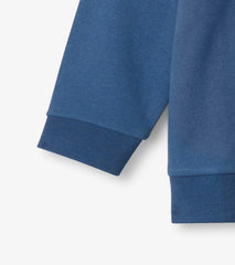 Hatley Tops | Boys Boys Colour Block Anchor Pullover Sweatshirt
