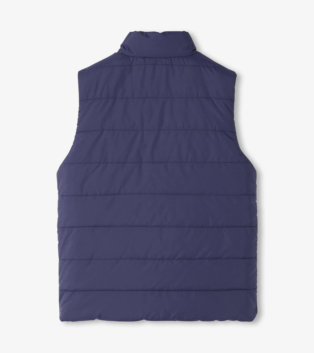 Hatley Tops | Boys Boys Dino Fossils Reversible Quilted Vest