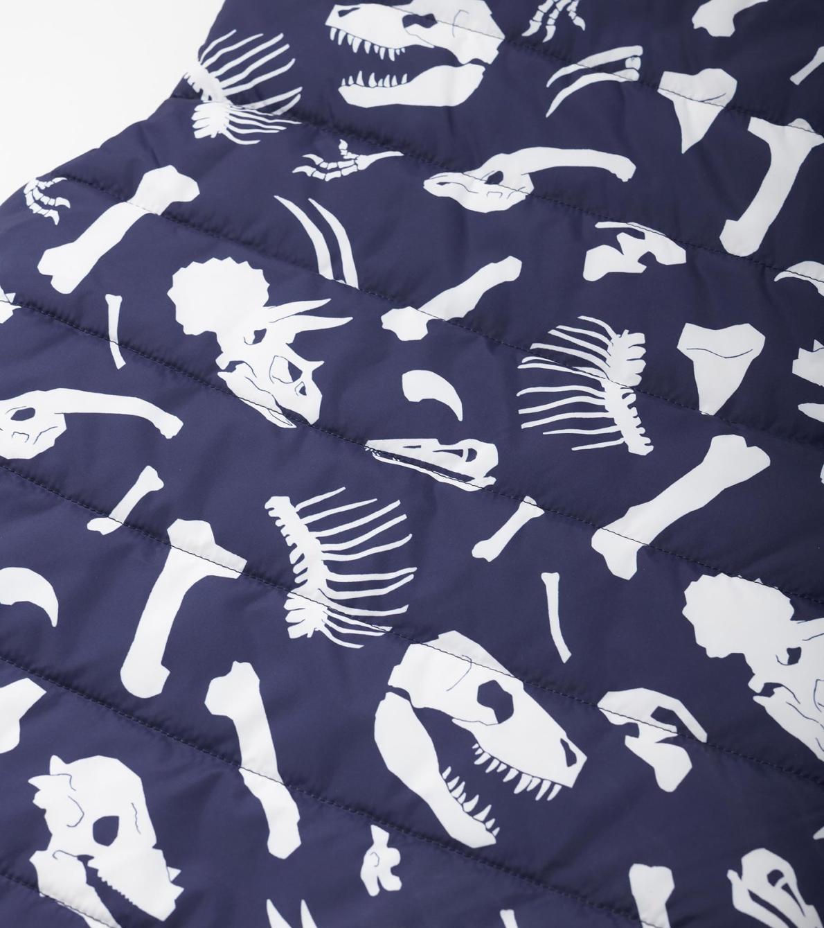 Hatley Tops | Boys Boys Dino Fossils Reversible Quilted Vest