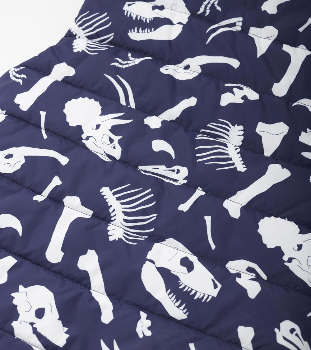 Hatley Tops | Boys Boys Dino Fossils Reversible Quilted Vest