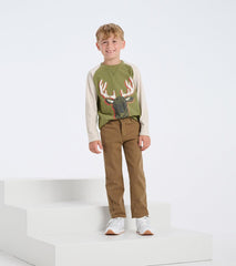 Hatley Tops | Boys Boys Grand Elk Long Sleeve T-Shirt