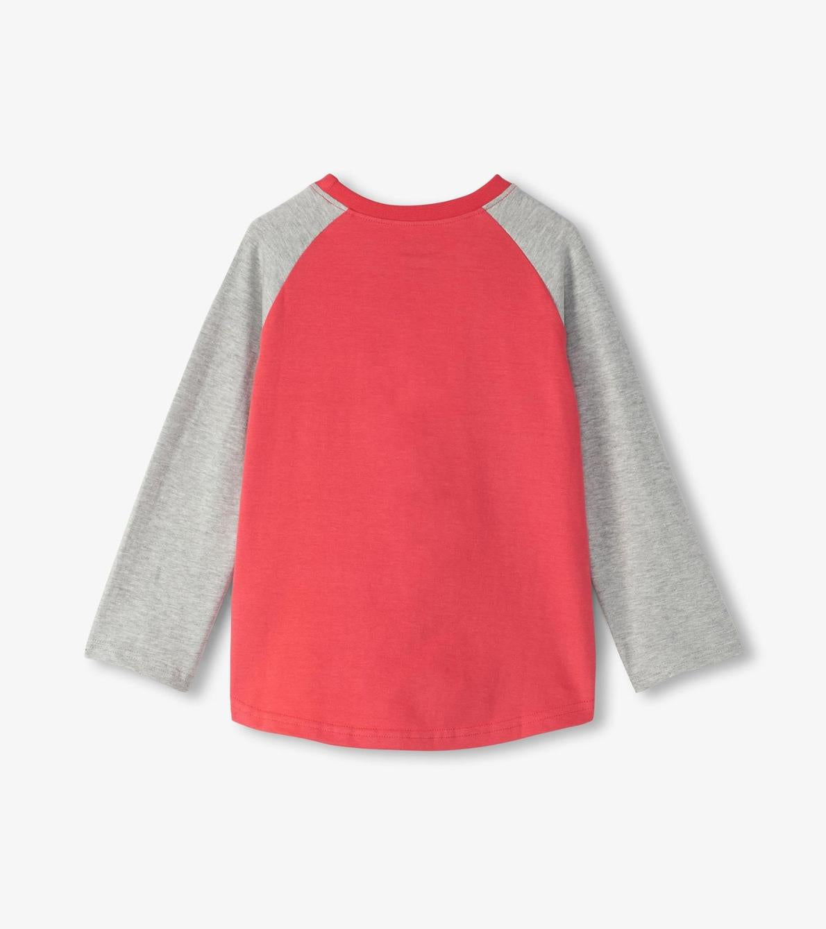 Hatley Tops | Boys Boys Monster Trucks Long Sleeve Raglan T-Shirt