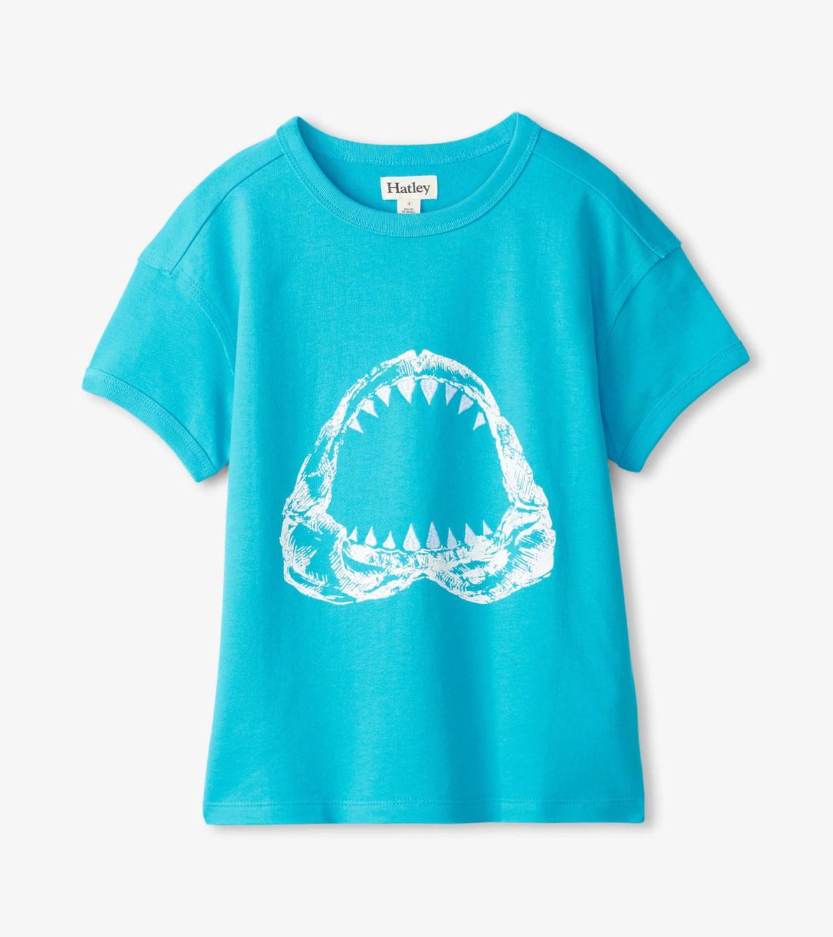Hatley Tops | Boys Boys Open Wide Graphic Tee