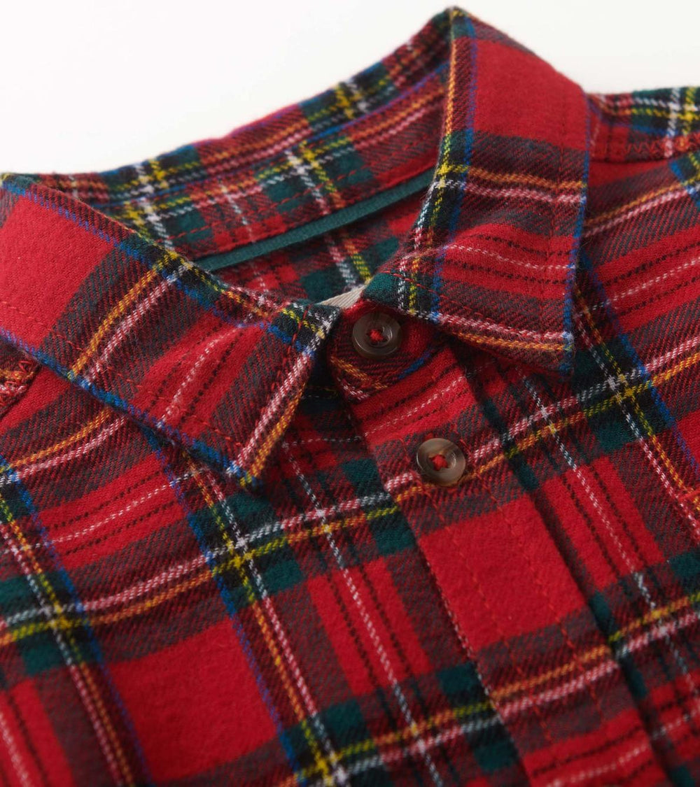 Hatley Tops | Boys Boys Red Plaid Button Down Shirt