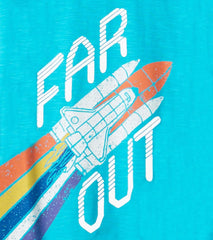 Hatley Tops | Boys Boys Rocketship Long Sleeve T-Shirt