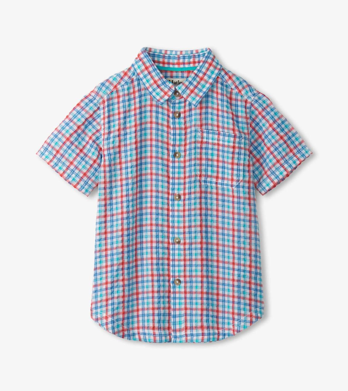 Hatley Tops | Boys Boys Scuba Check Button Down Shirt