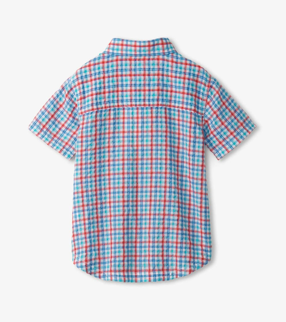 Hatley Tops | Boys Boys Scuba Check Button Down Shirt