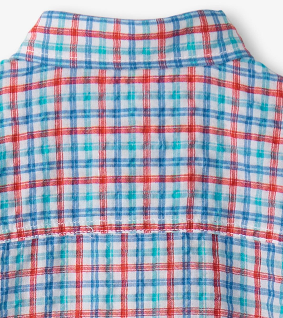 Hatley Tops | Boys Boys Scuba Check Button Down Shirt