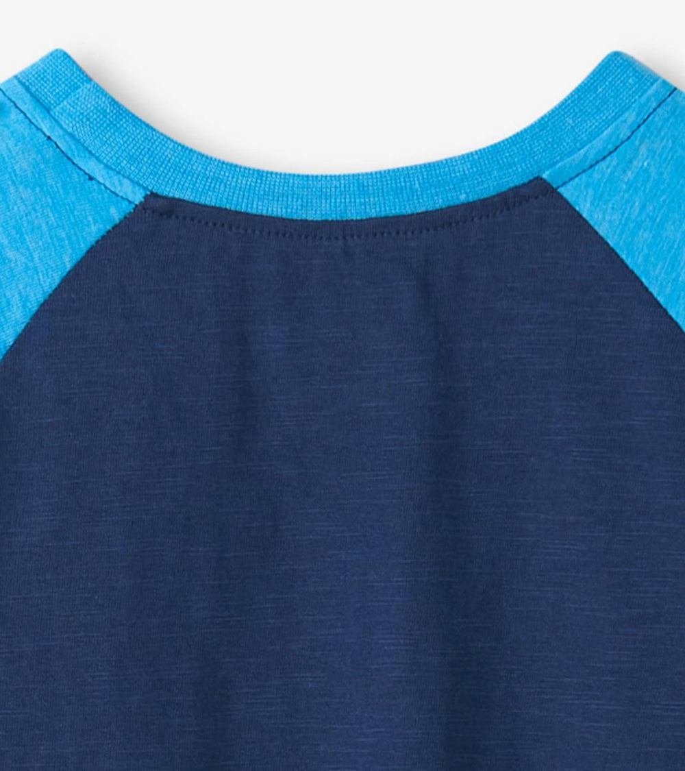 Hatley Tops | Boys Boys Sharks Raglan T-Shirt