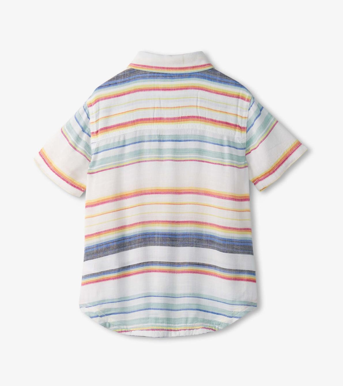 Hatley Tops | Boys Boys Summer Stripe Short Sleeve Button Down