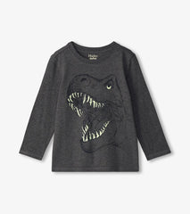 Hatley Tops | Boys Boys T-Rex Glow In The Dark Long Sleeve T-Shirt