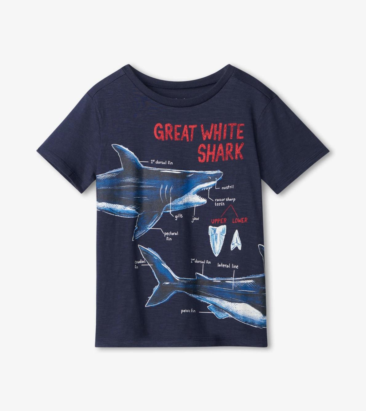 Hatley Tops | Boys Great White Shark Graphic Tee