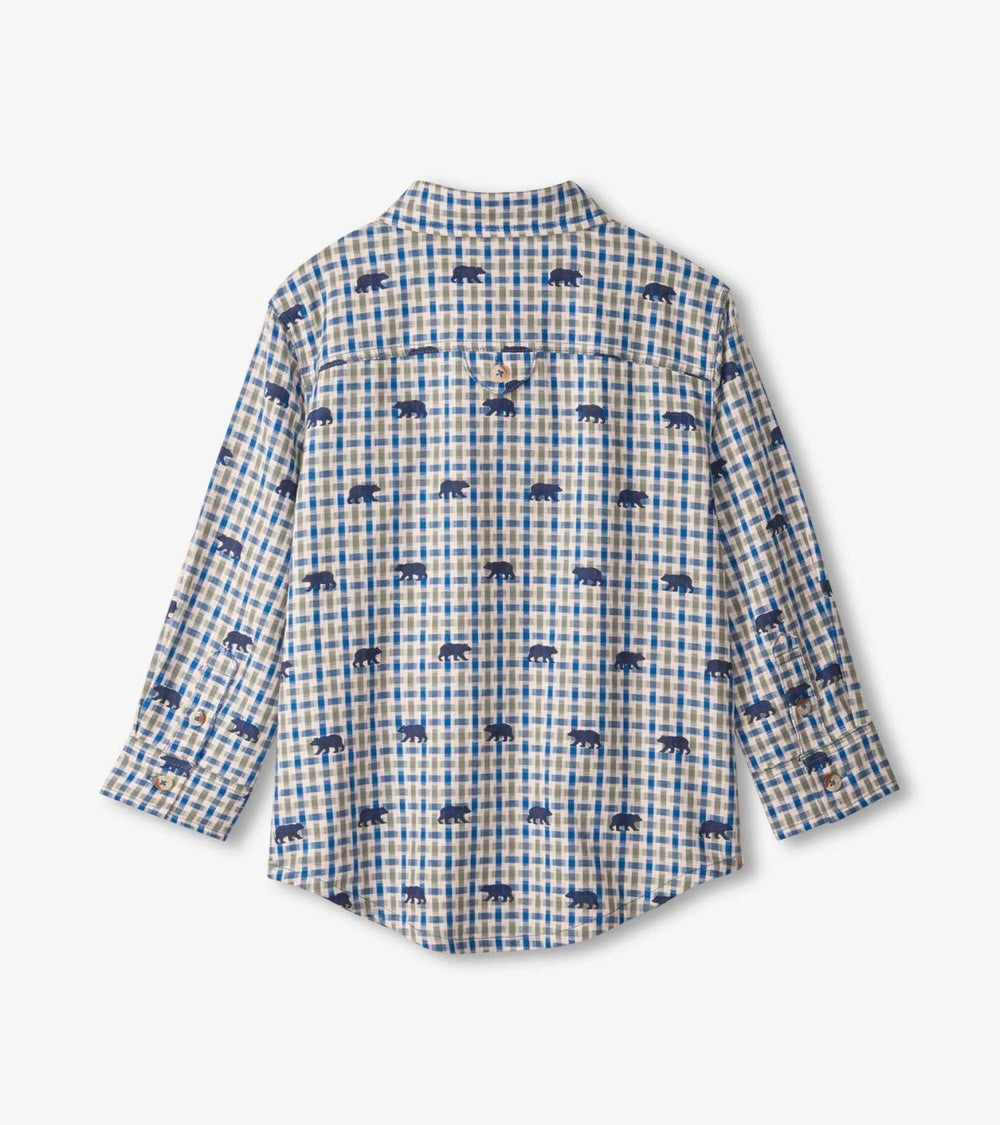 Hatley Tops | Boys Mini Bears Button Down Shirt