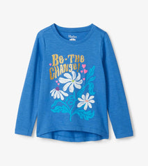 Hatley Tops | Girls Girls Be The Change Long Sleeve T-Shirt