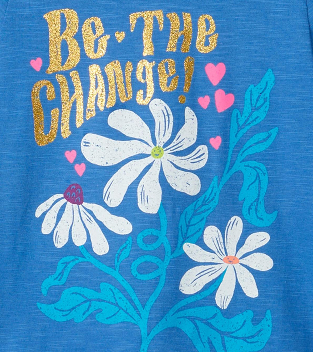 Hatley Tops | Girls Girls Be The Change Long Sleeve T-Shirt