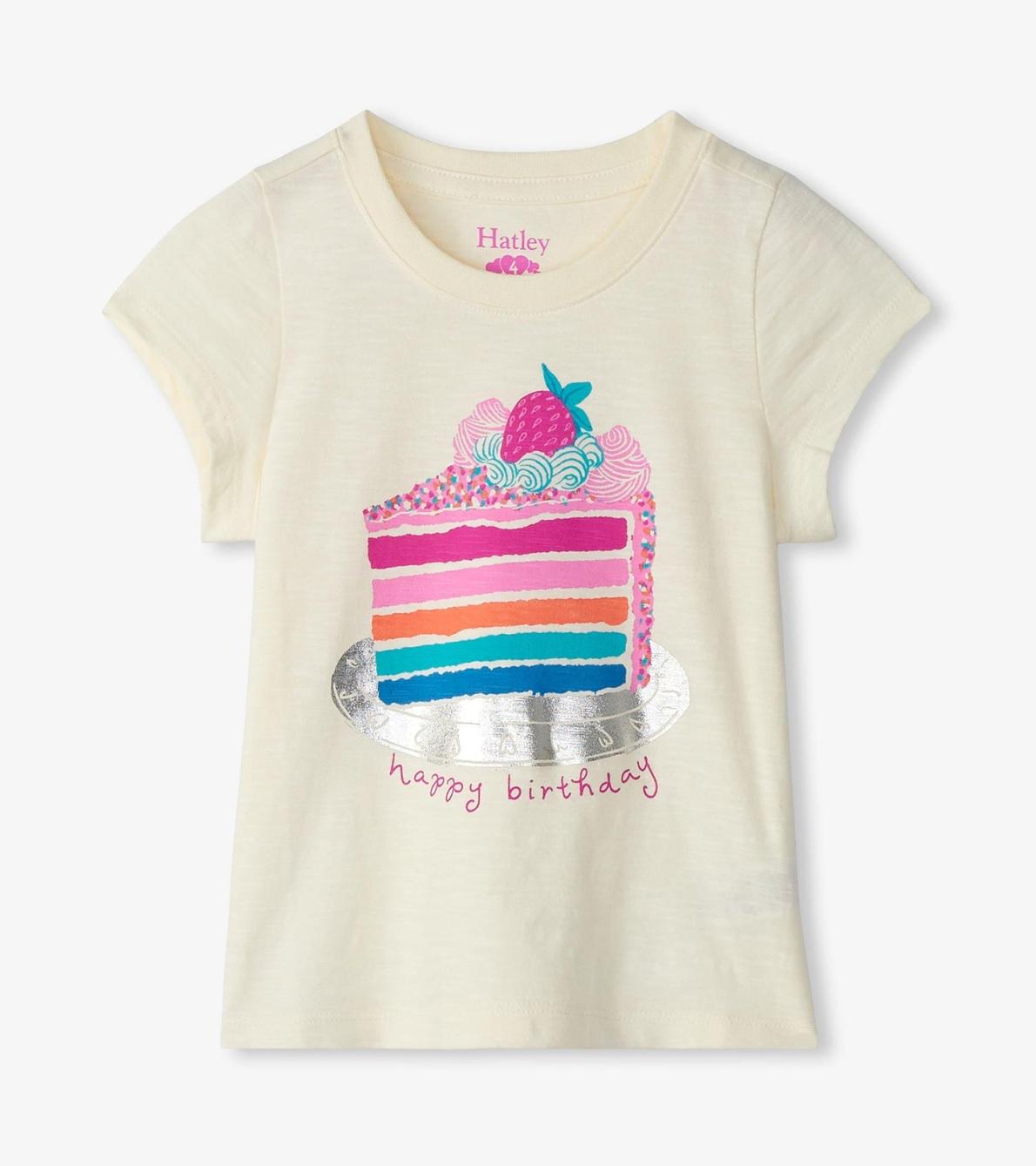 Hatley Tops | Girls Girls Birthday Cake Graphic Tee