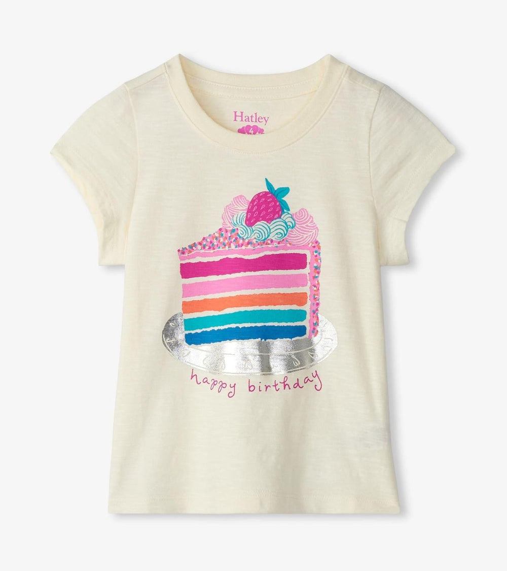 Hatley Tops | Girls Girls Birthday Cake Graphic Tee