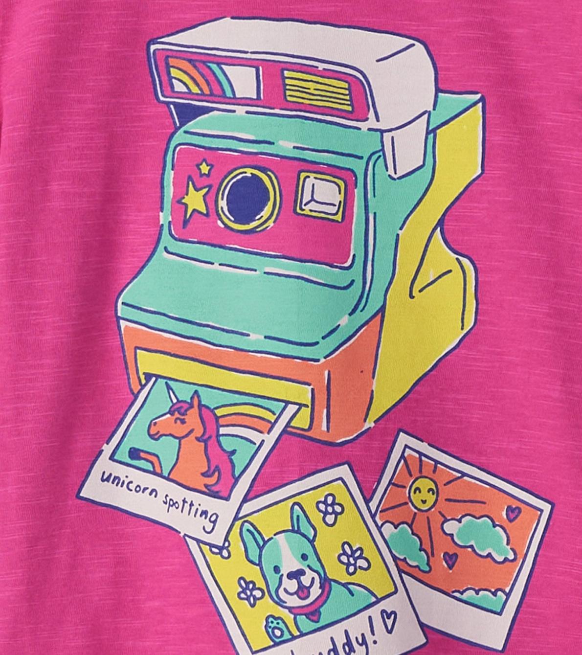 Hatley Tops | Girls Girls Flash Photo Graphic Tee