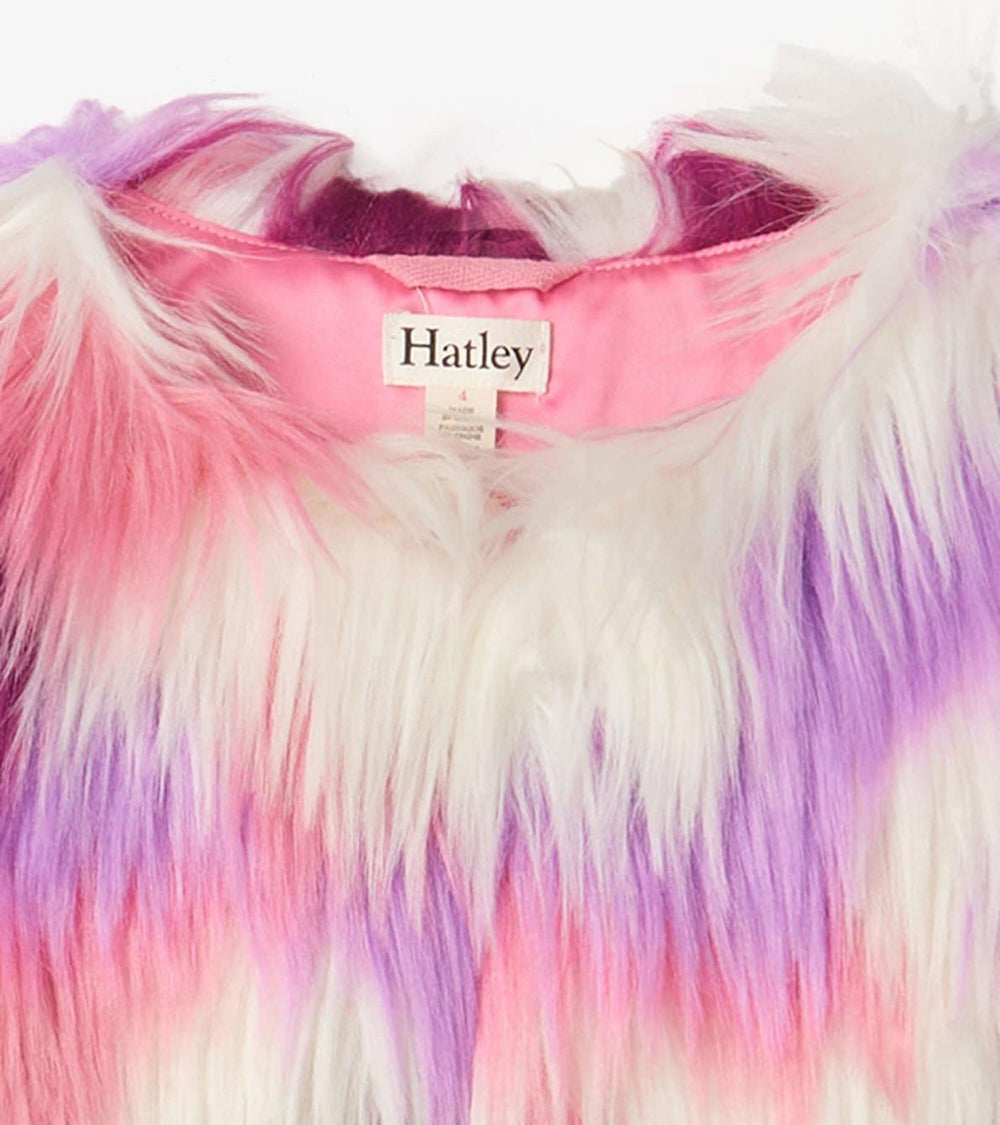 Hatley Tops | Girls Girls Groovy Faux Fur Vest