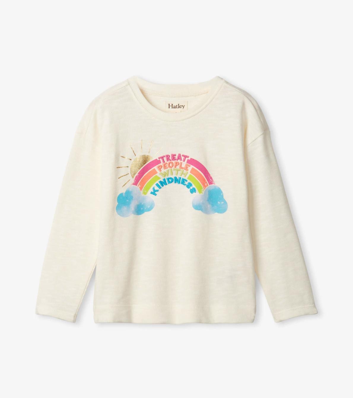 Hatley Tops | Girls Girls Kindness Long Sleeve T-Shirt