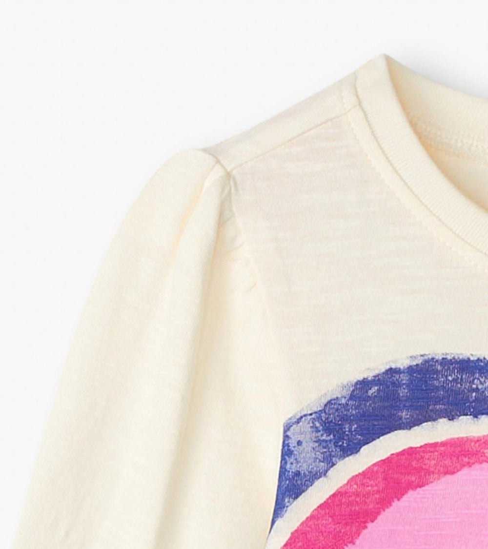Hatley Tops | Girls Girls Layered Hearts Long Sleeve Graphic Tee