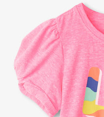 Hatley Tops | Girls Girls Love Twisted Sleeve Tee