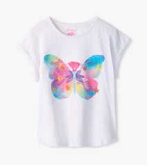 Hatley Tops | Girls Girls Painted Butterfly Relaxed T-Shirt