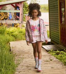 Hatley Tops | Girls Girls Painted Butterfly Relaxed T-Shirt