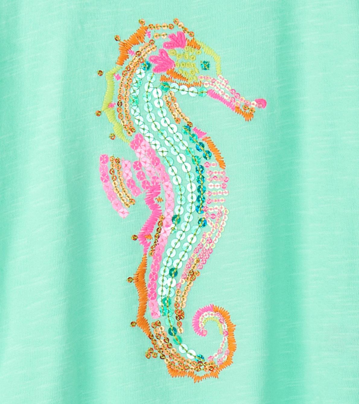 Hatley Tops | Girls Girls Painted Seashorse Relaxed T-Shirt