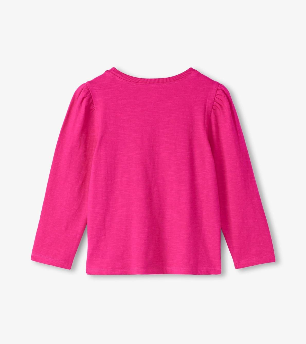 Hatley Tops | Girls Girls Pink Long Sleeve Graphic Tee