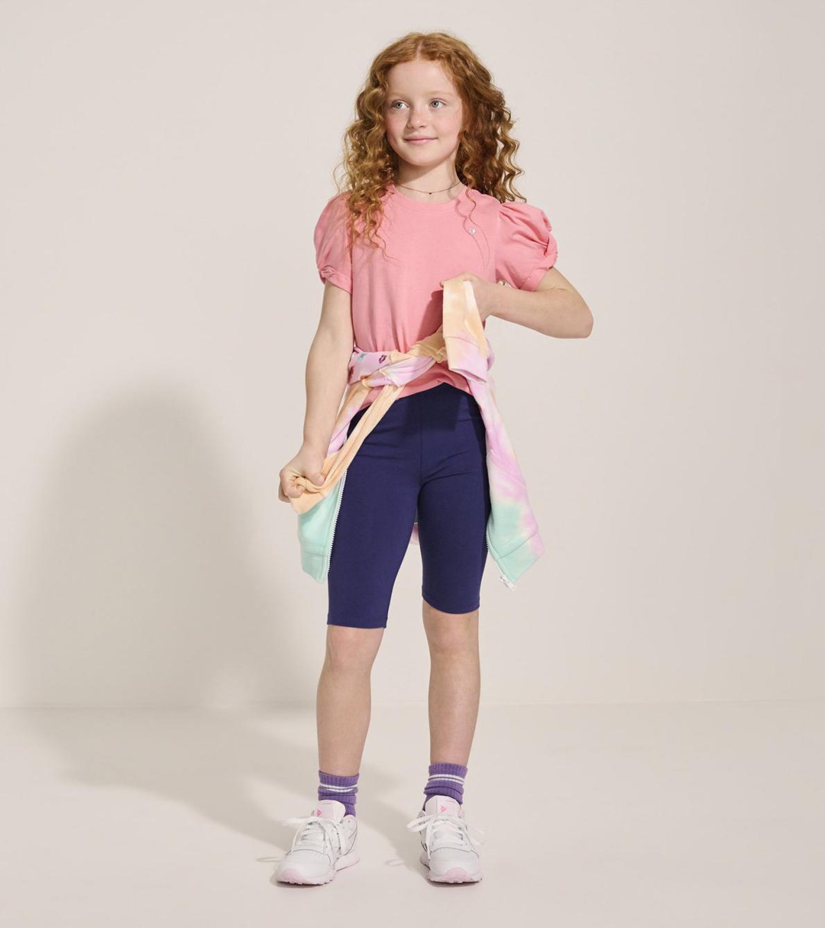 Hatley Tops | Girls Girls Pink Sachet Twisted Sleeve Tee