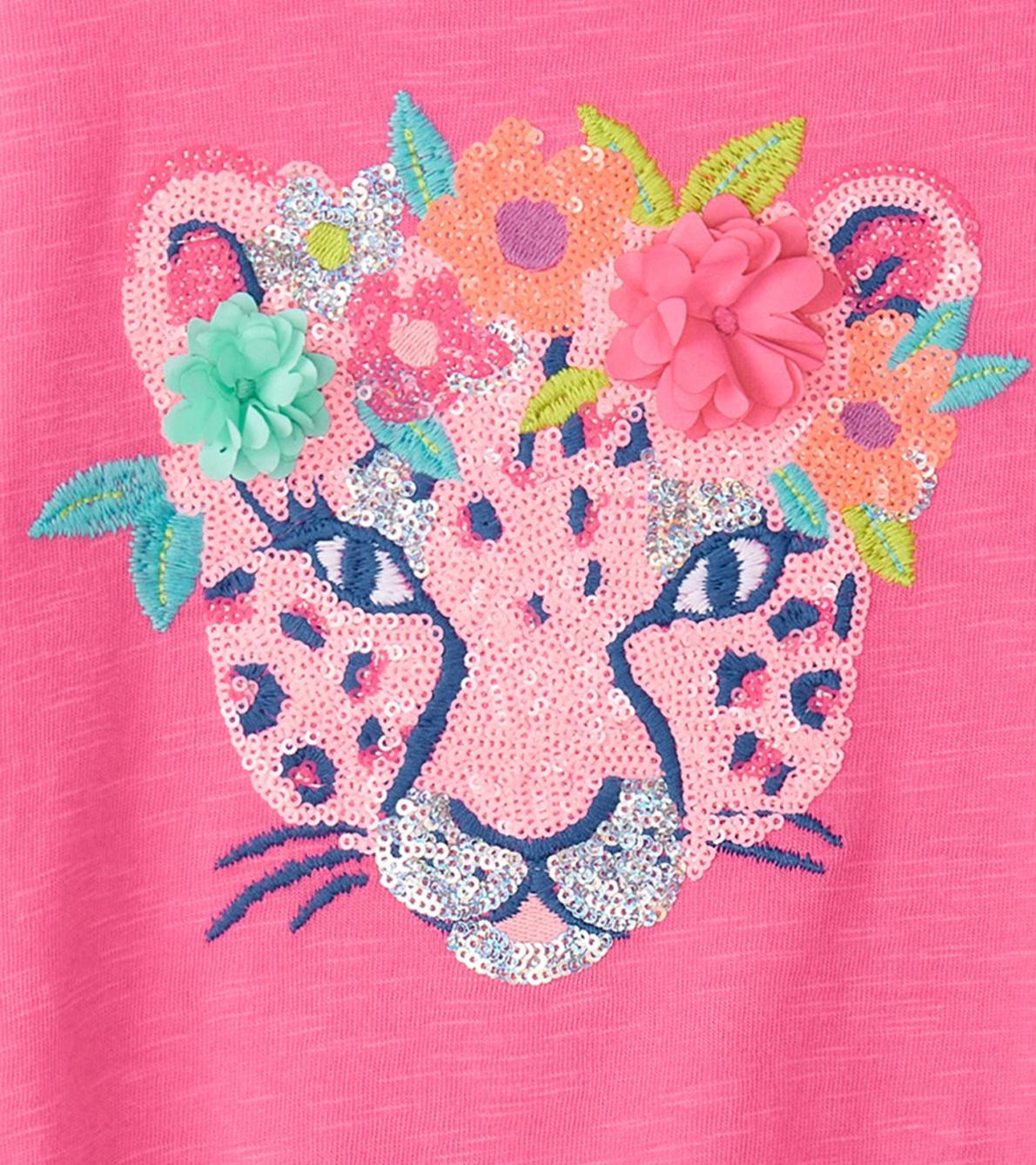 Hatley Tops | Girls Girls Pretty Cheetah Graphic Tee
