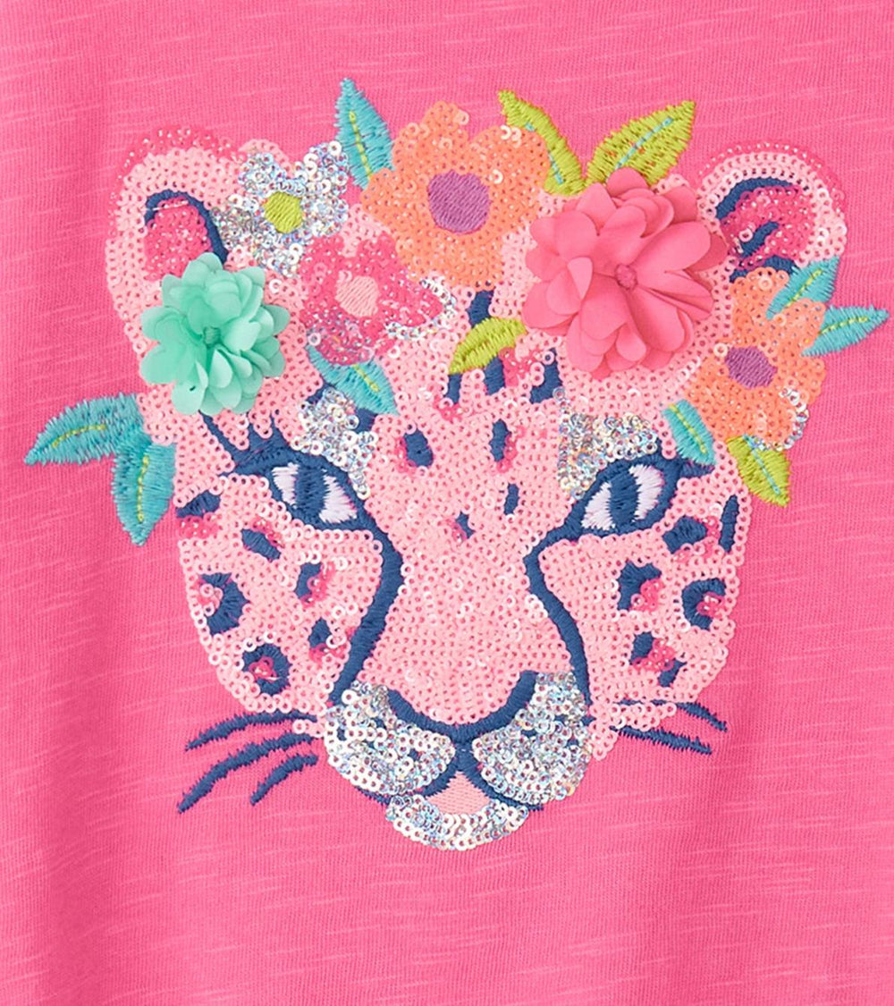 Hatley Tops | Girls Girls Pretty Cheetah Graphic Tee