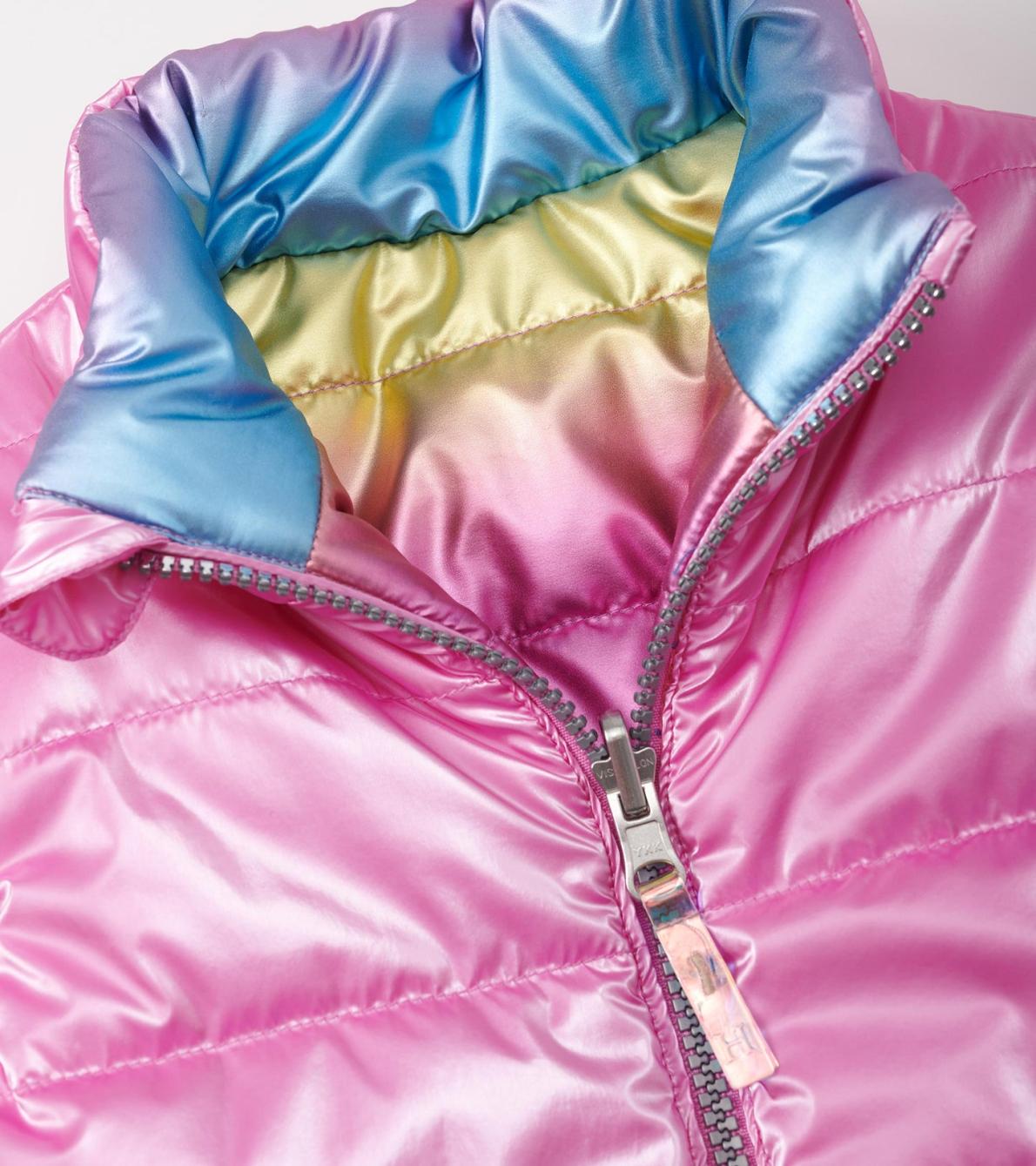 Hatley Tops | Girls Girls Rainbow Shine Reversible Quilted Vest