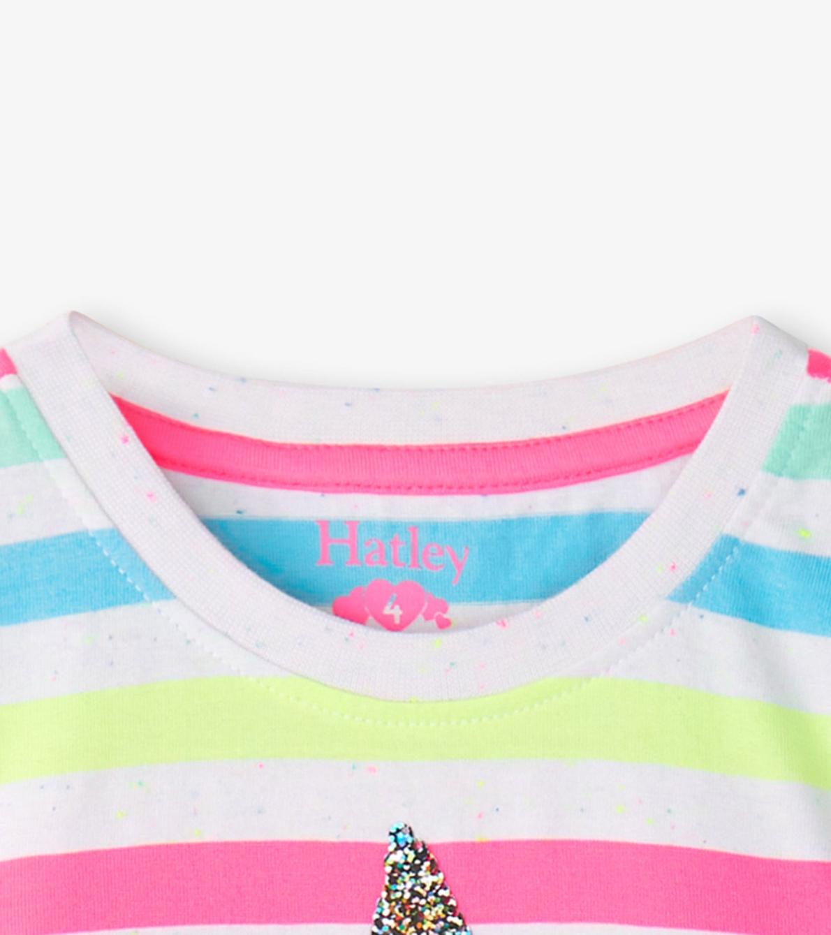 Hatley Tops | Girls Girls Summer Sea Stripes Graphic Tee