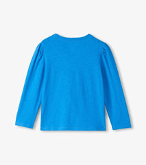 Hatley Tops | Girls Girls Super Star Guitar Long Sleeve Graphic Tee