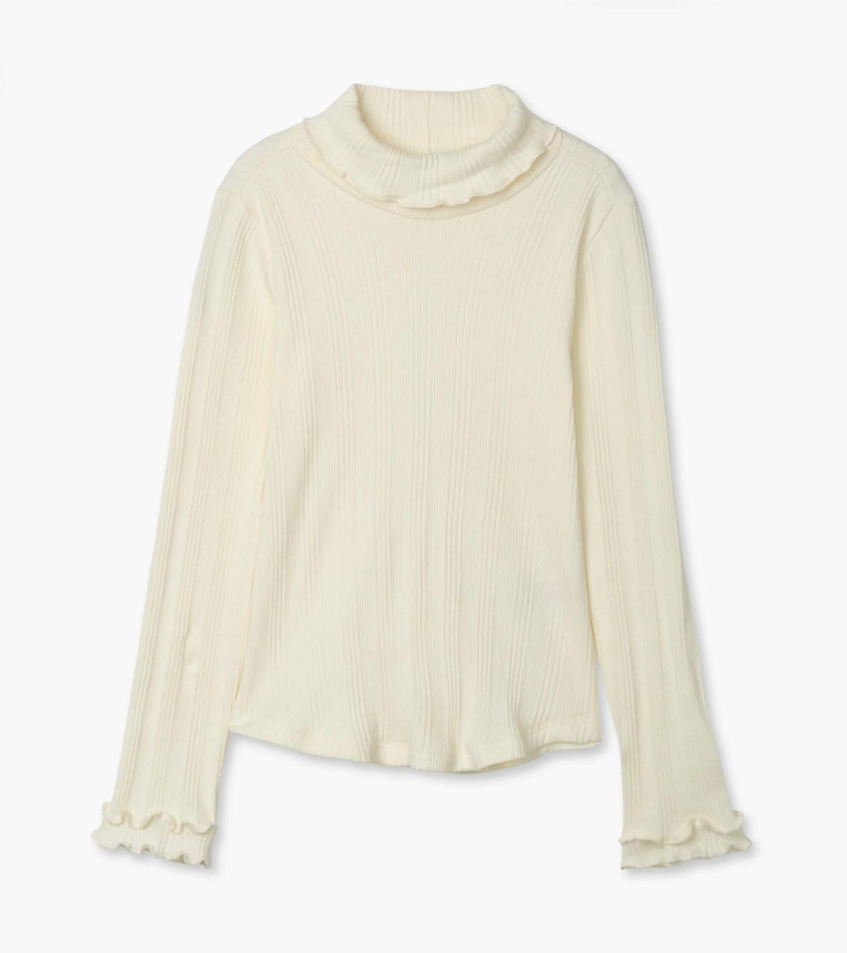 Hatley Tops | Girls Girls Winter Cream Turtleneck