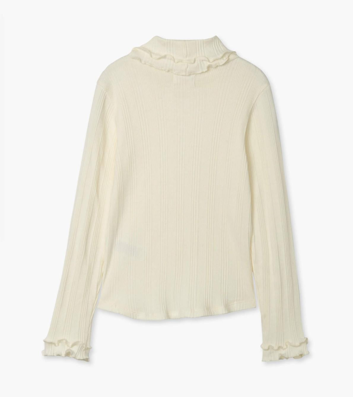 Hatley Tops | Girls Girls Winter Cream Turtleneck