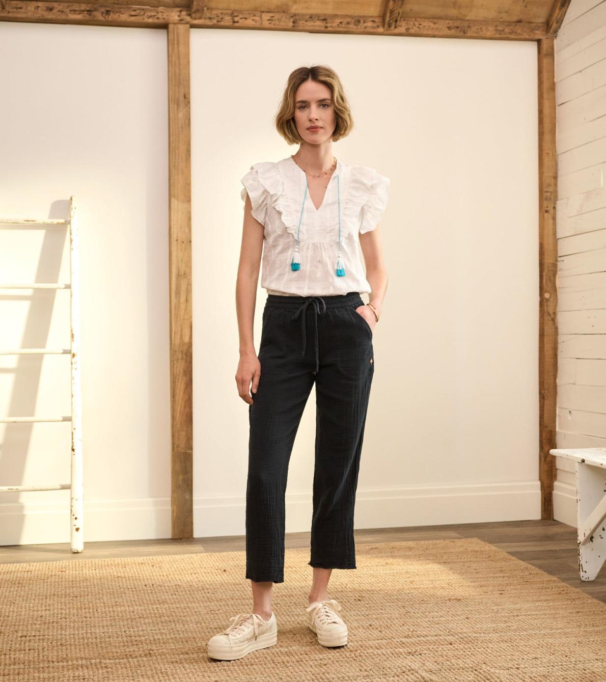 Hatley Tops | Women Alexa Popover - Shadow Plaid