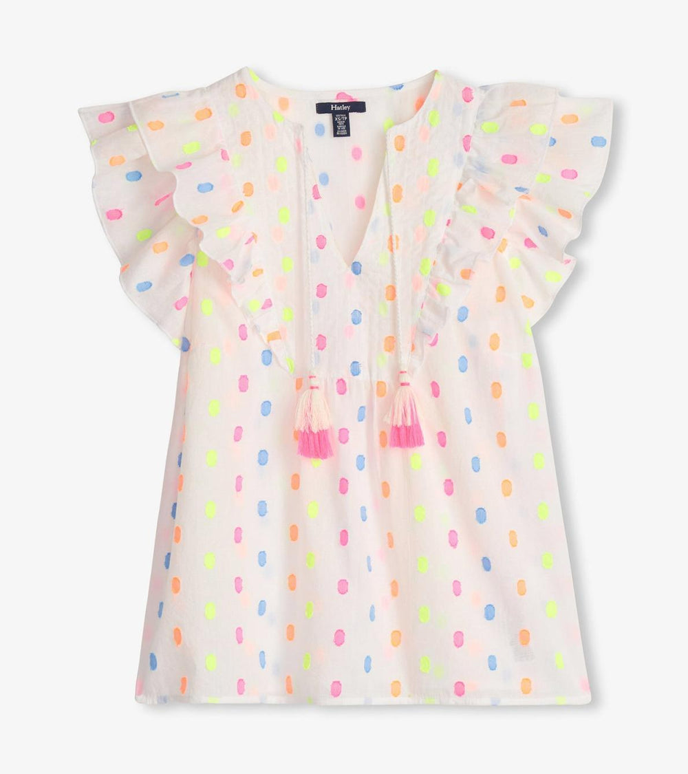 Hatley Tops | Women Alexa Popover - Summer Dots