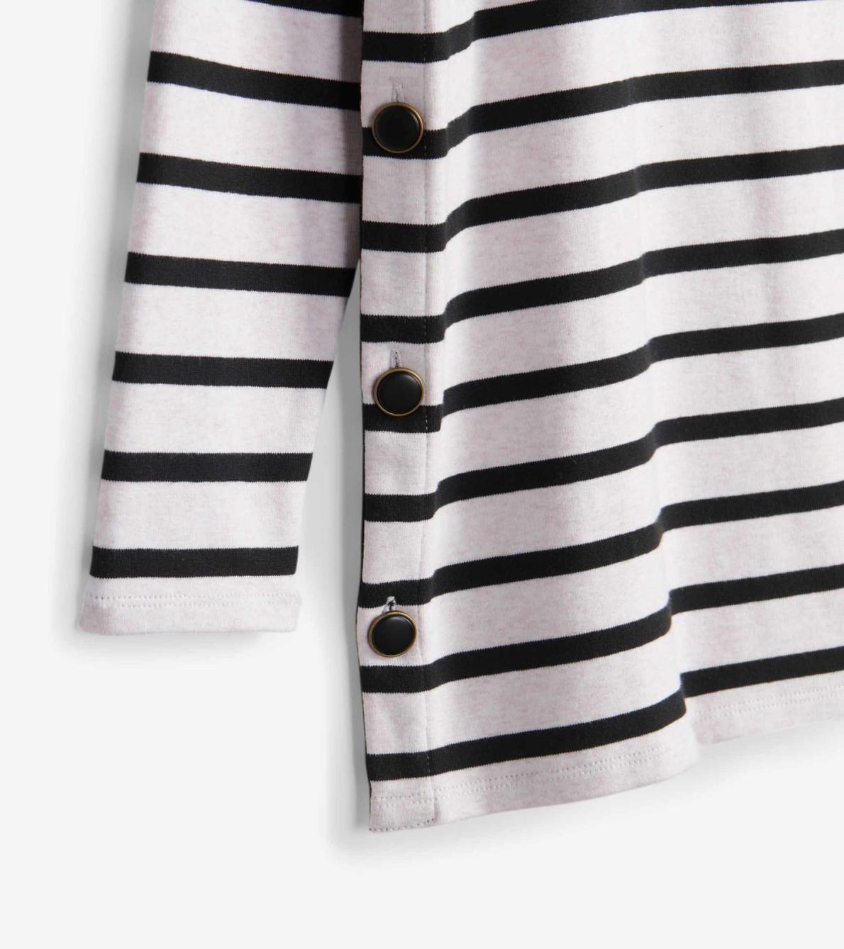 Hatley Tops | Women Ali Breton Top - Cream Melange Stripes