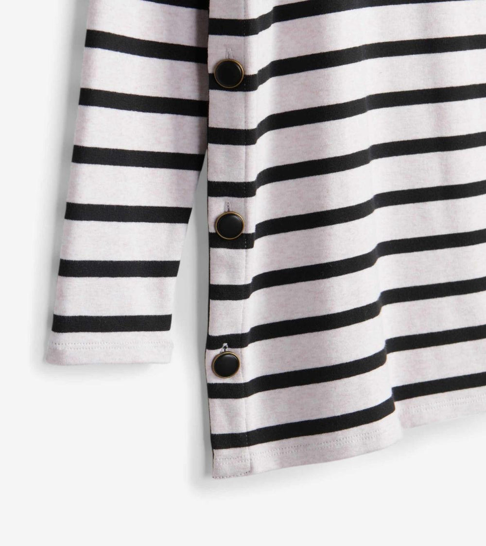 Hatley Tops | Women Ali Breton Top - Cream Melange Stripes